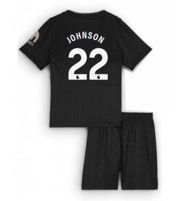 Tottenham Hotspur Brennan Johnson #22 Replik Auswärtstrikot Kinder 2025-26 Kurzarm (+ Kurze Hosen)